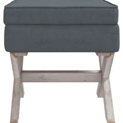 vidaXL Opbergkruk 45x45x49 cm fluweel donkergrijs