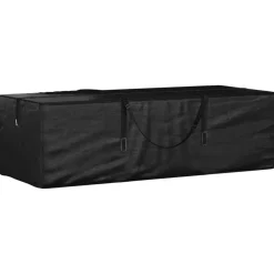 vidaXL Opbergtas voor tuinkussens 135x40x55 cm polyetheen zwart