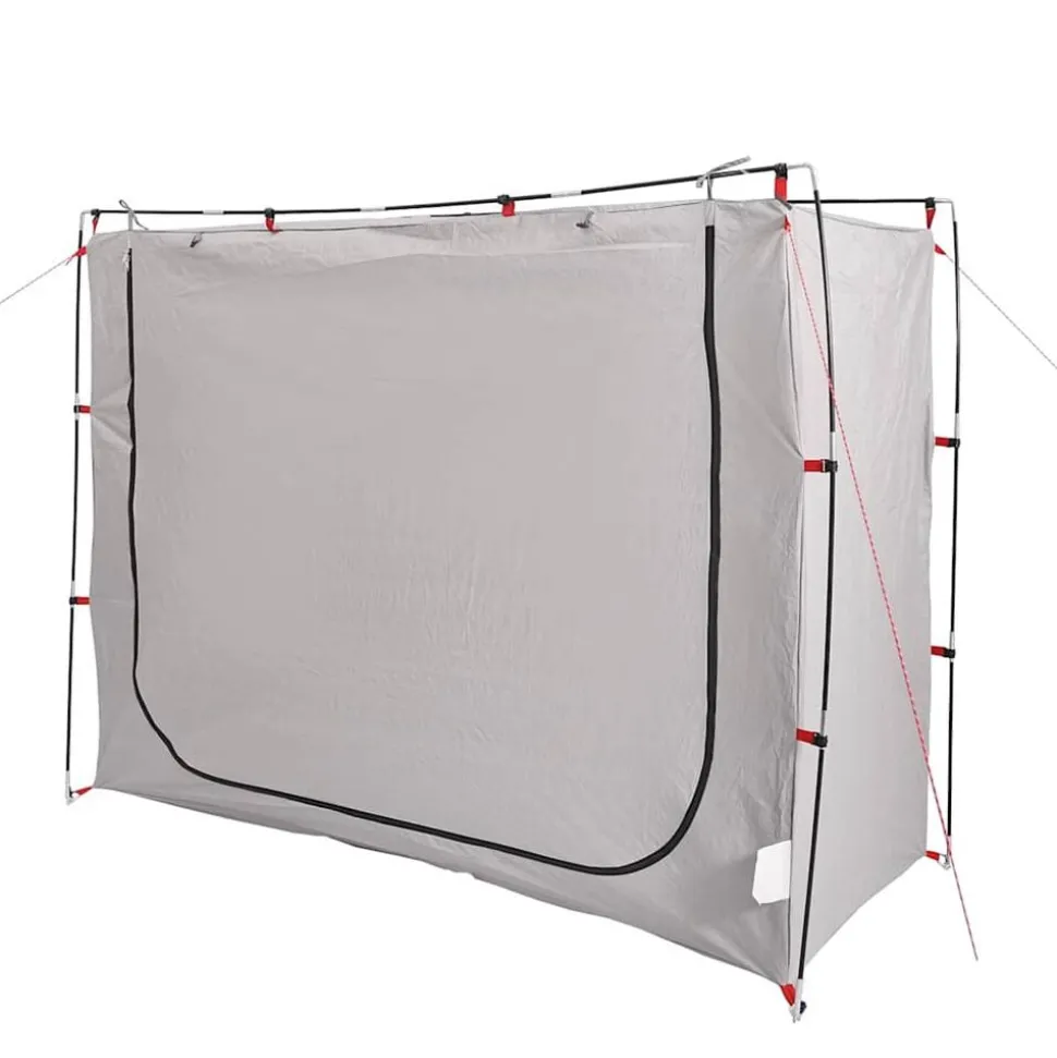 vidaXL Opbergtent waterdicht grijs