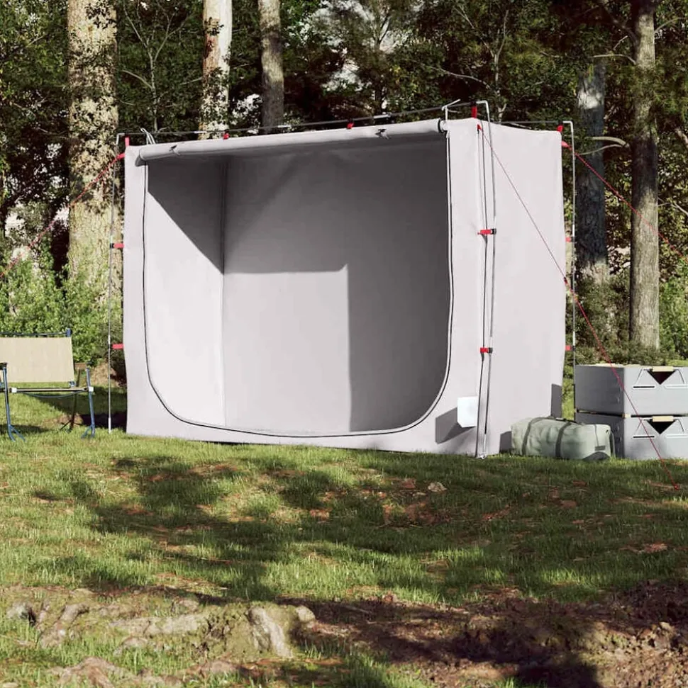 vidaXL Opbergtent waterdicht grijs
