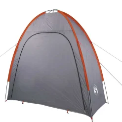 vidaXL Opbergtent waterdicht grijs en oranje