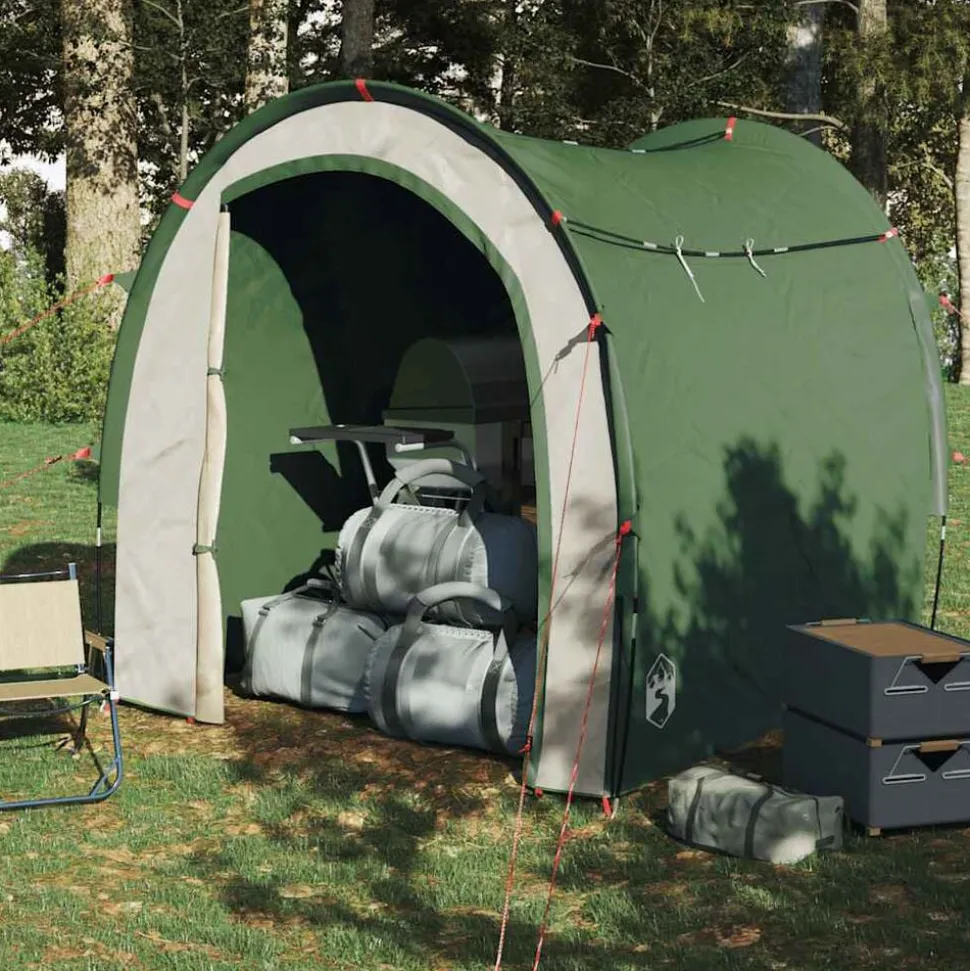 vidaXL Opbergtent waterdicht groen