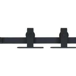 vidaXL Ophangset voor minischuifdeur 183 cm koolstofstaal