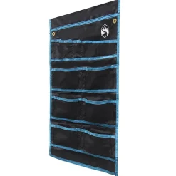 vidaXL Opslagzak met opslag Zwart en Blauw 63,5 x 40 cm oxford