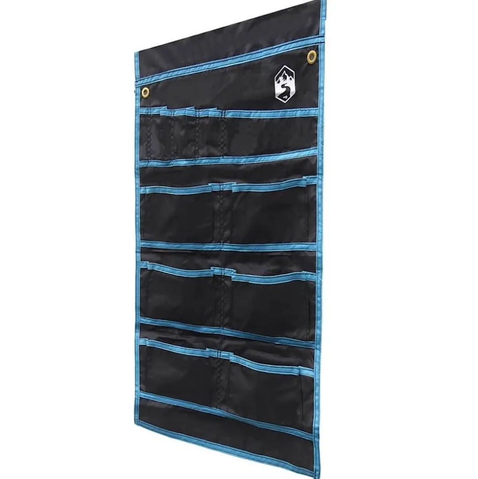 vidaXL Opslagzak met opslag Zwart en Blauw 63,5 x 40 cm oxford
