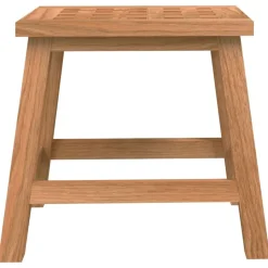vidaXL Opstapkrukje 29x22,5x25,5 cm massief walnotenhout