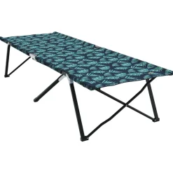 vidaXL Opvouwbaar Camping Bed Bossen 206 x 76 x 74 cm Oxford en Staal