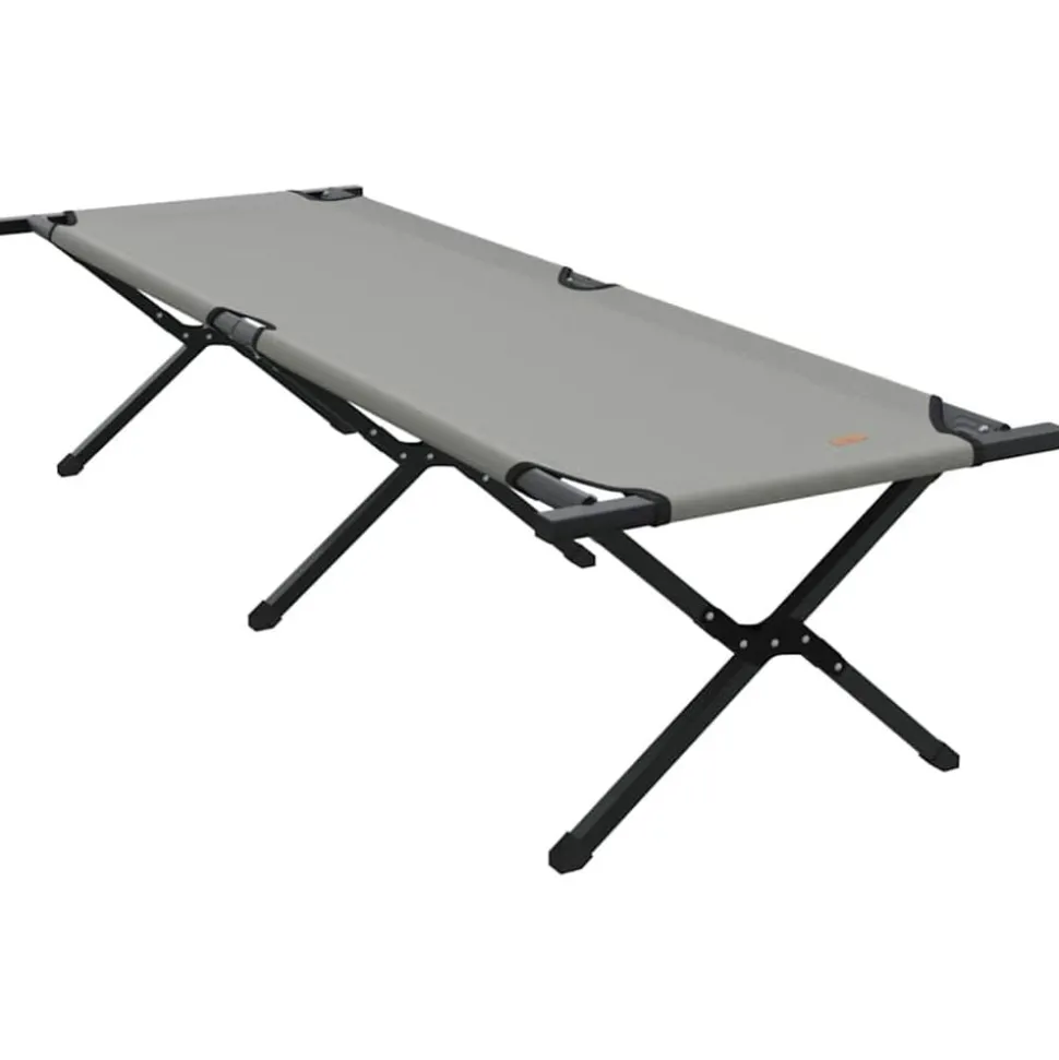 vidaXL Opvouwbaar Camping Bed Grijs 193 x 69 x 45 cm Oxford stof