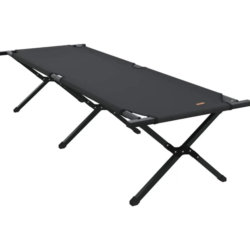 vidaXL Opvouwbaar Camping Bed Zwart 193 x 69 x 45 cm Oxford stof