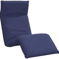 vidaXL Opvouwbare ligstoel Marineblauw 175x54x8,5 cm Oxfordstof