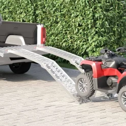 vidaXL Opvouwbare motoroprijplaat 340 kg per oprijplaat 2 stuks