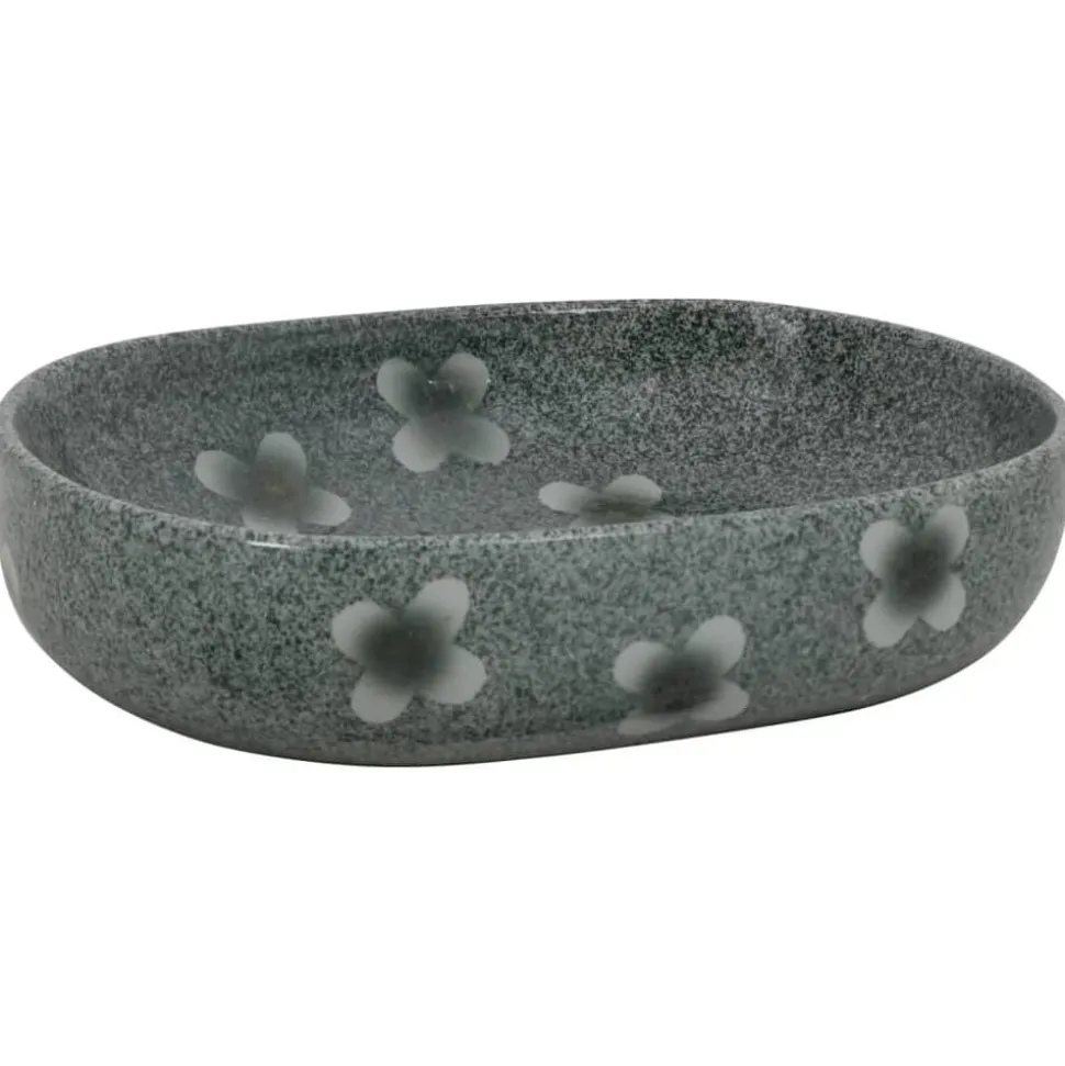 vidaXL Opzetwasbak ovaal 59x40x14 cm keramiek blauw