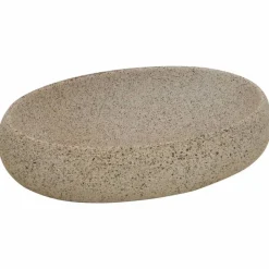 vidaXL Opzetwasbak ovaal 59x40x15 cm keramiek zandkleurig