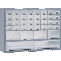 vidaXL Organiser met 38 lades 52x16x37,5 cm