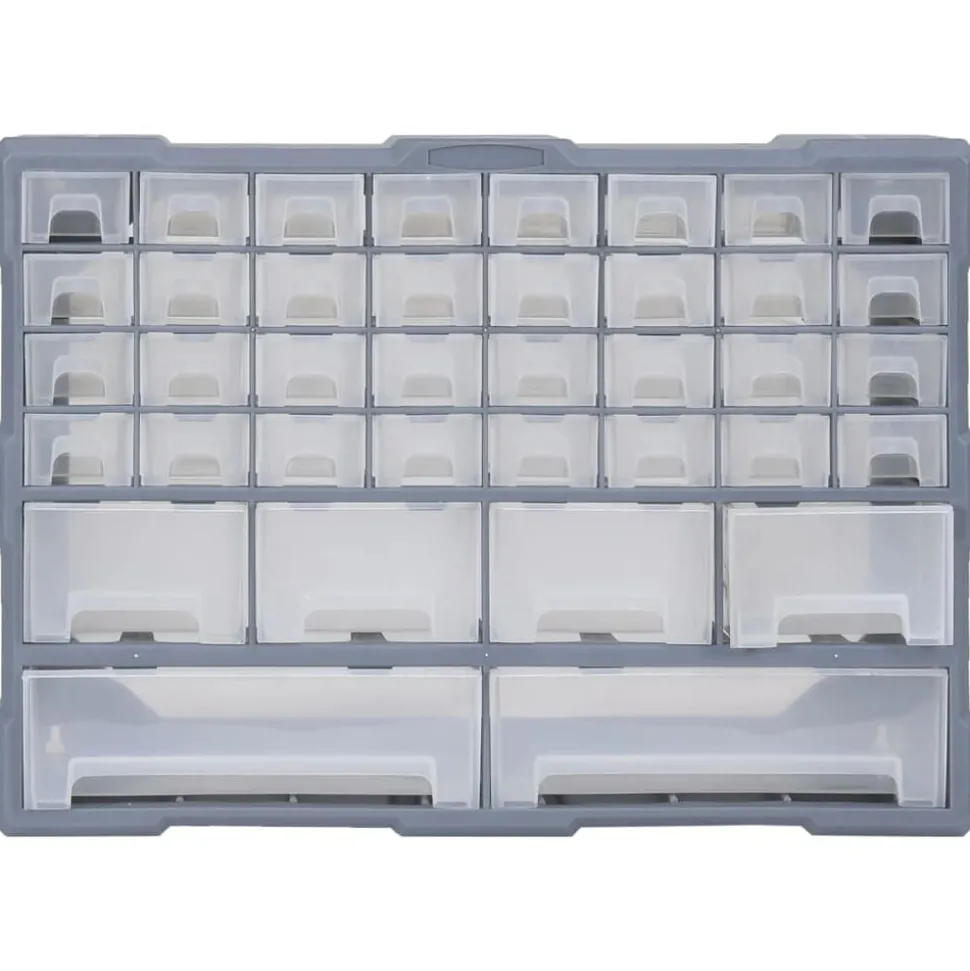vidaXL Organiser met 38 lades 52x16x37,5 cm