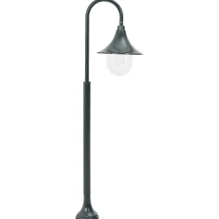 vidaXL Paalverlichting tuin E27 120 cm aluminium donkergroen