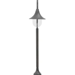 vidaXL Paalverlichting tuin E27 120 cm aluminium brons