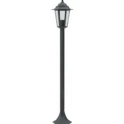 vidaXL Paalverlichting voor tuin E27 110 cm aluminium donkergroen 6 st