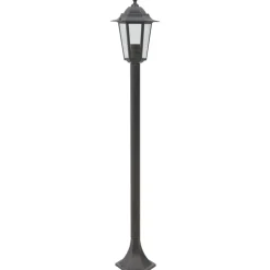 vidaXL Paalverlichting voor tuin E27 110 cm aluminium brons 6 st