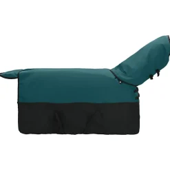 vidaXL Paardendeken Donkergroen en Zwart 75 cm Polyester