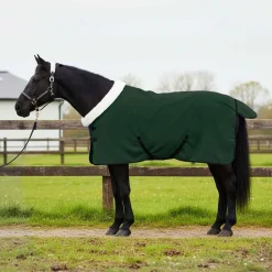 vidaXL Paardendeken Volledig Donkergroen 75 cm Polar fleece