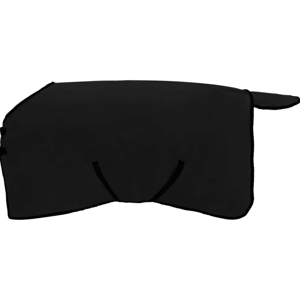 vidaXL Paardendeken Zwart 75 cm Polyester