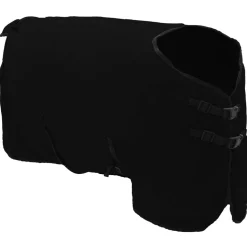 vidaXL Paardendeken Zwart 75 cm Polyester
