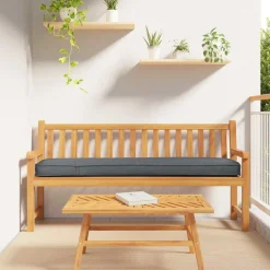 vidaXL Palet Kussen Antraciet 180 x 40 x 8 cm Oxford Stof
