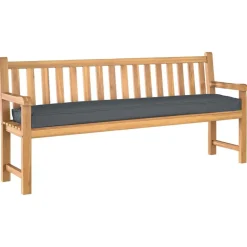 vidaXL Palet Kussen Antraciet 180 x 40 x 8 cm Oxford Stof