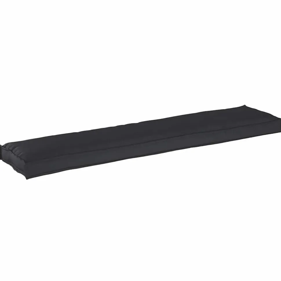 vidaXL Palet Kussen Zwart 180 x 40 x 8 cm Oxford Stof