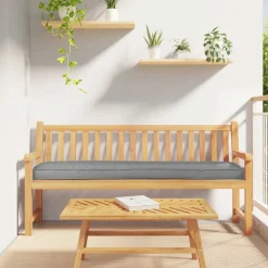 vidaXL Pallet Kussen Set 2 pcs Grijs 180 x 40 x 8 cm Oxford Stof