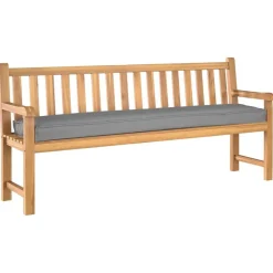 vidaXL Pallet Kussen Set 2 pcs Grijs 200 x 40 x 8 cm Oxford stof