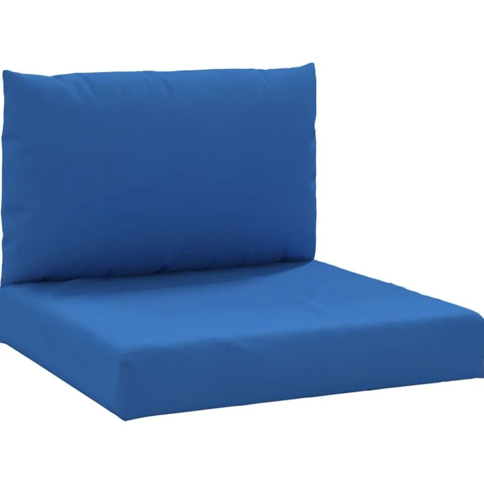 vidaXL Palletkussens 2 st oxford stof blauw