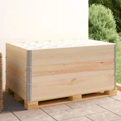 vidaXL Palletopzetranden 3 st 80x120 cm massief grenenhout