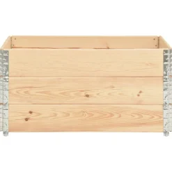 vidaXL Palletopzetranden 3 st 80x120 cm massief grenenhout