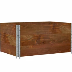 vidaXL Palletopzetranden 3 st 120x80 cm massief grenenhout bruin