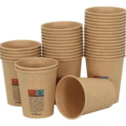 vidaXL Papieren koffiekopjes 1000 st 8oz 200 ml bruin