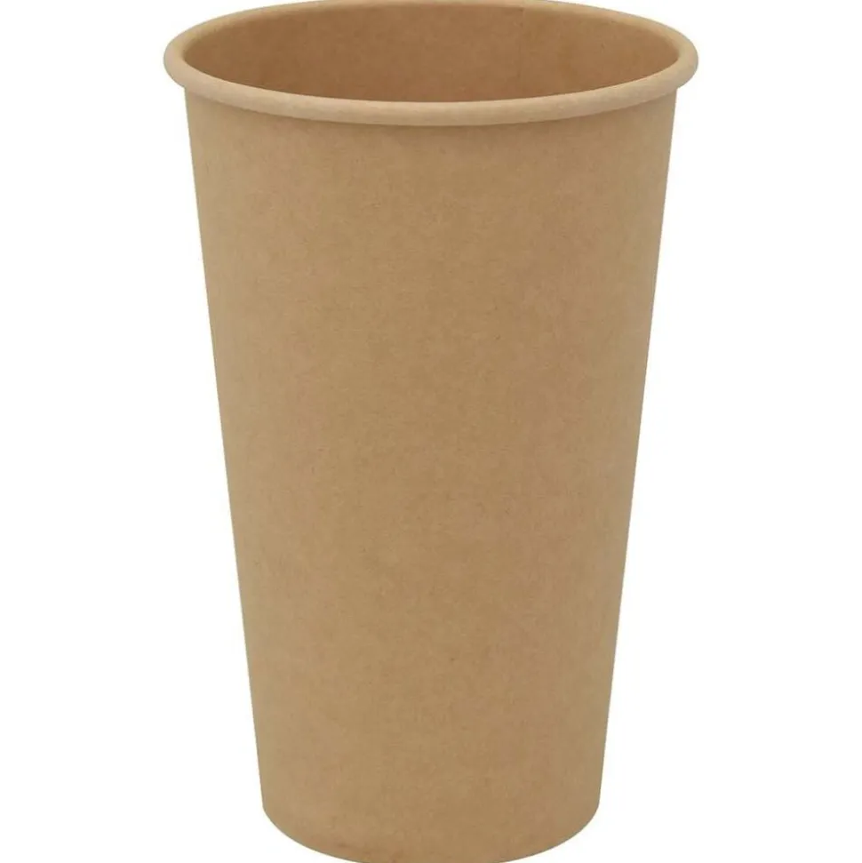 vidaXL Papieren koffiekopjes 1000 st 16oz 400 ml bruin