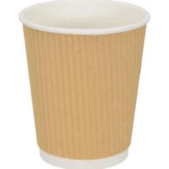vidaXL Papieren koffiekopjes 500 st 8oz 200 ml bruin