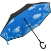 vidaXL Paraplu C-handgreep 108 cm zwart