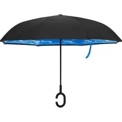 vidaXL Paraplu C-handgreep 108 cm zwart