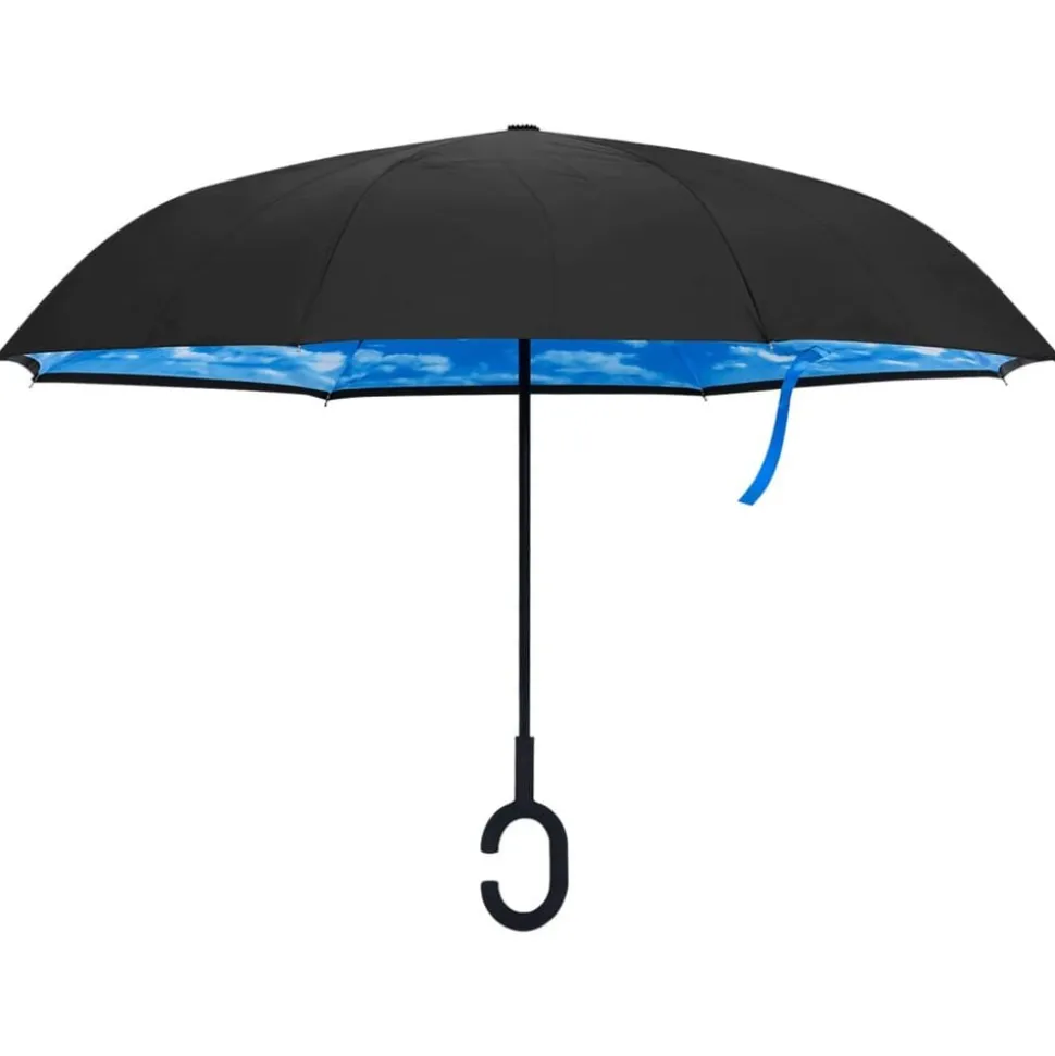 vidaXL Paraplu C-handgreep 108 cm zwart