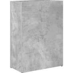 vidaXL Paraplu Standaard Beton Grijs 40 x 20 x 55,5 cm Bewerkt hout