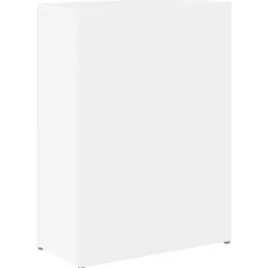 vidaXL Paraplu Standaard met opslag Wit 40 x 20 x 55,5 cm Bewerkt hout