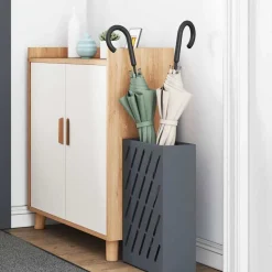 vidaXL Paraplu Standaard Antraciet 28 x 12 x 41 cm Staal