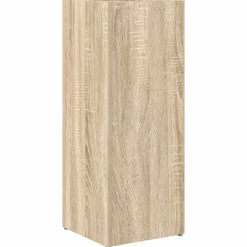 vidaXL Paraplu Standaard Sonoma Eiken 25 x 24,5 x 64 cm Bewerkt hout