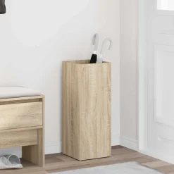 vidaXL Paraplu Standaard Sonoma Eiken 25 x 24,5 x 64 cm Bewerkt hout
