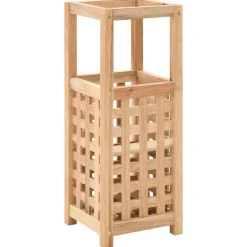 vidaXL Paraplubak 18x18x50 cm massief walnotenhout