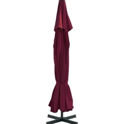 vidaXL Parasol met aluminium paal 500 cm bordeauxrood