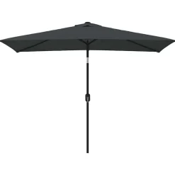 vidaXL Parasol met metalen paal 300x200 cm antraciet